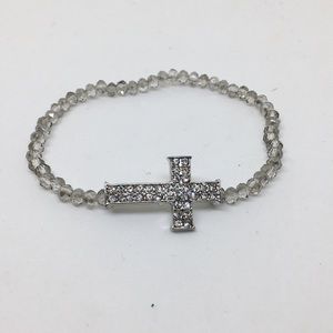 Cross Stretch Bracelet. Must add 1 or 2 items buy